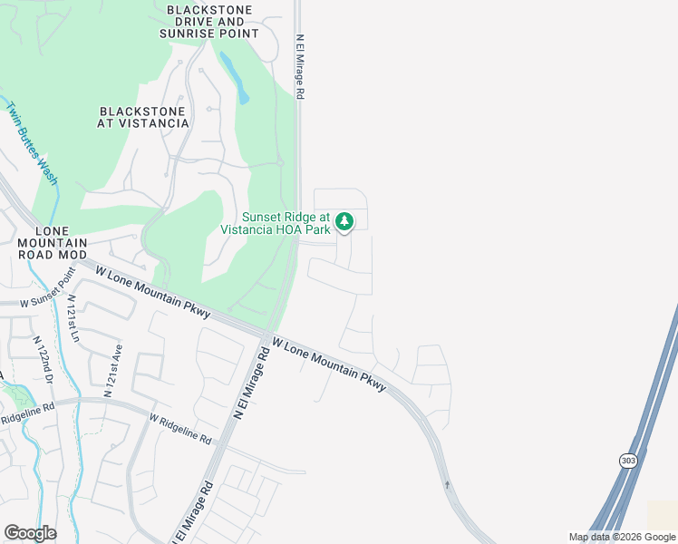 map of restaurants, bars, coffee shops, grocery stores, and more near 11628 West Andrew Lane in Peoria