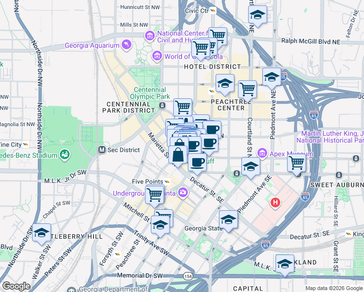 56 Forsyth Street Northwest Atlanta Ga Walk Score