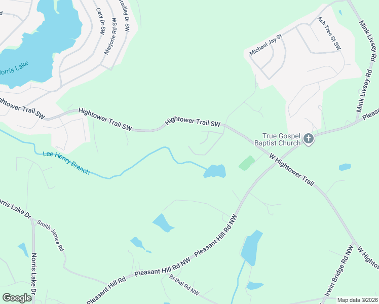 map of restaurants, bars, coffee shops, grocery stores, and more near 4360 Henry Road Southwest in Snellville