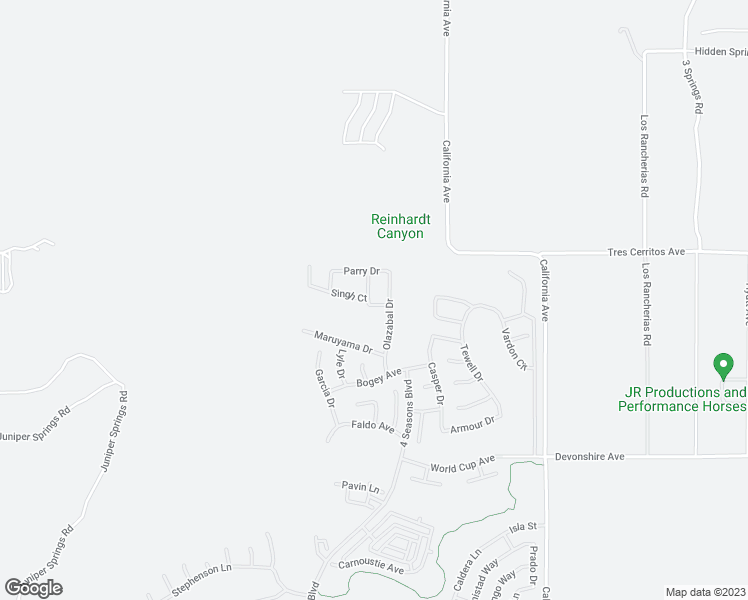 map of restaurants, bars, coffee shops, grocery stores, and more near 602 Parnevik Drive in Hemet