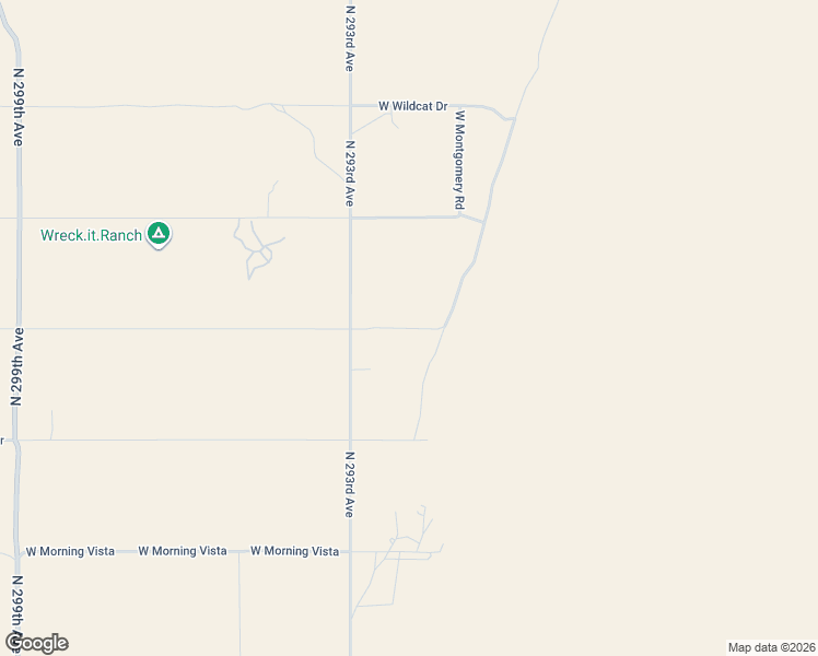 map of restaurants, bars, coffee shops, grocery stores, and more near 29239 West Radford Road in Wittmann