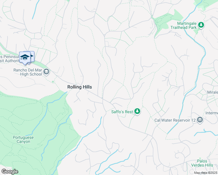 map of restaurants, bars, coffee shops, grocery stores, and more near 33-47 Portuguese Bend Rd in Rolling Hills