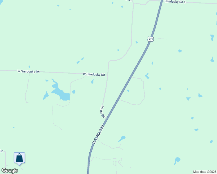 map of restaurants, bars, coffee shops, grocery stores, and more near 303 Reast Road in Whitesboro