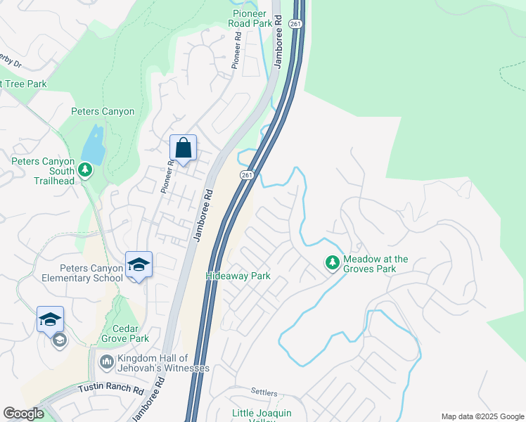 map of restaurants, bars, coffee shops, grocery stores, and more near 66 Poncho in Irvine