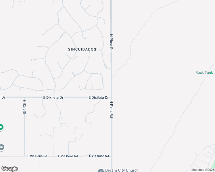 map of restaurants, bars, coffee shops, grocery stores, and more near 8400 East Dixileta Drive in Scottsdale