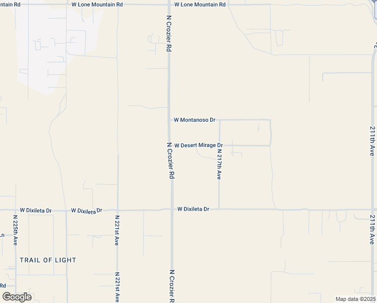 map of restaurants, bars, coffee shops, grocery stores, and more near 30217 North Crozier Road in Wittmann