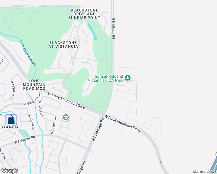 map of restaurants, bars, coffee shops, grocery stores, and more near 30357 North 117th Drive in Peoria