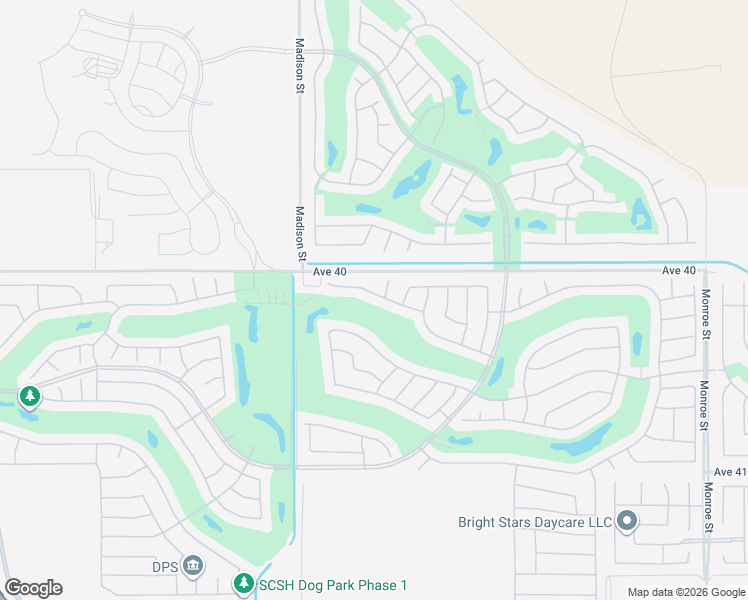 map of restaurants, bars, coffee shops, grocery stores, and more near 81183 Avenida Tres Lagunas in Indio