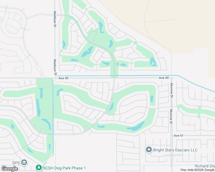 map of restaurants, bars, coffee shops, grocery stores, and more near 40147 Calle Ebano in Indio
