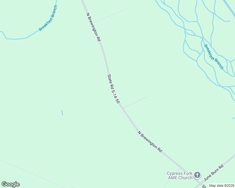 map of restaurants, bars, coffee shops, grocery stores, and more near 6516 North Brewington Road in Alcolu