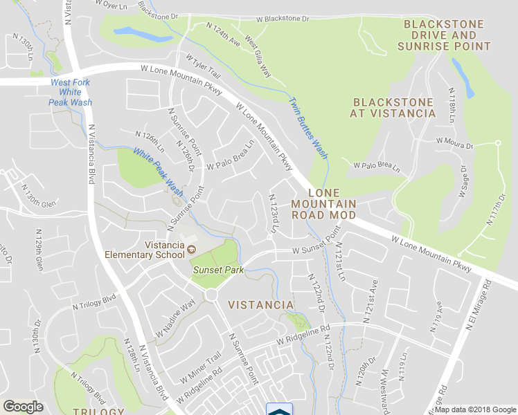 map of restaurants, bars, coffee shops, grocery stores, and more near 30279 North 124th Drive in Peoria