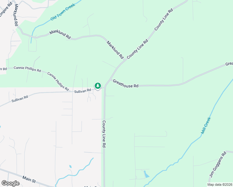 map of restaurants, bars, coffee shops, grocery stores, and more near 8475 County Line Road in Sumiton