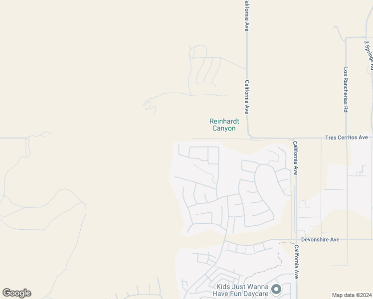 map of restaurants, bars, coffee shops, grocery stores, and more near 659 Price Drive in Hemet