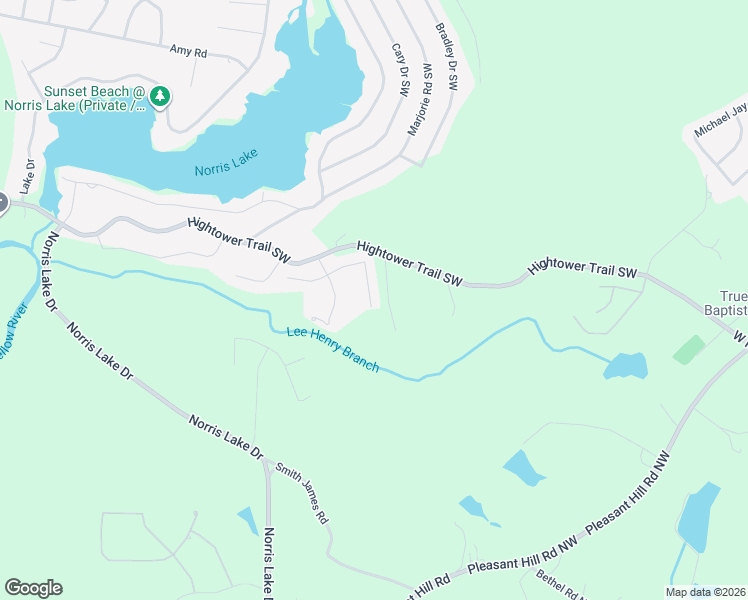 map of restaurants, bars, coffee shops, grocery stores, and more near 5061 Tower View Trail in Snellville