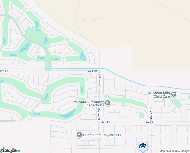 map of restaurants, bars, coffee shops, grocery stores, and more near 40117 Calle Celestino in Indio