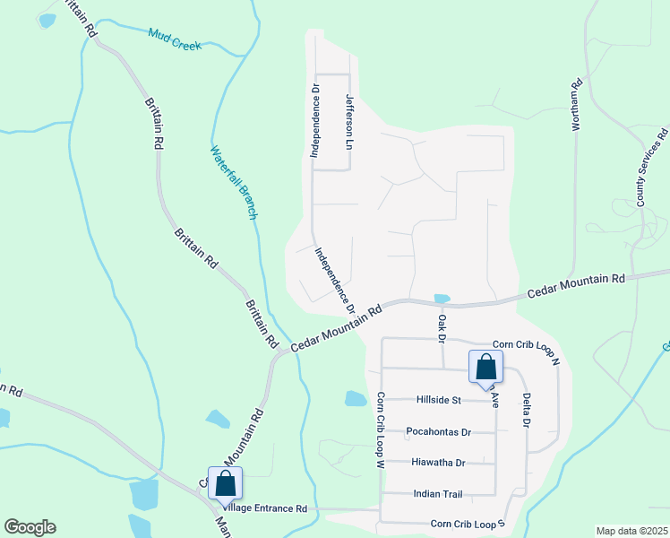 map of restaurants, bars, coffee shops, grocery stores, and more near 1846 Independence Drive in Douglasville