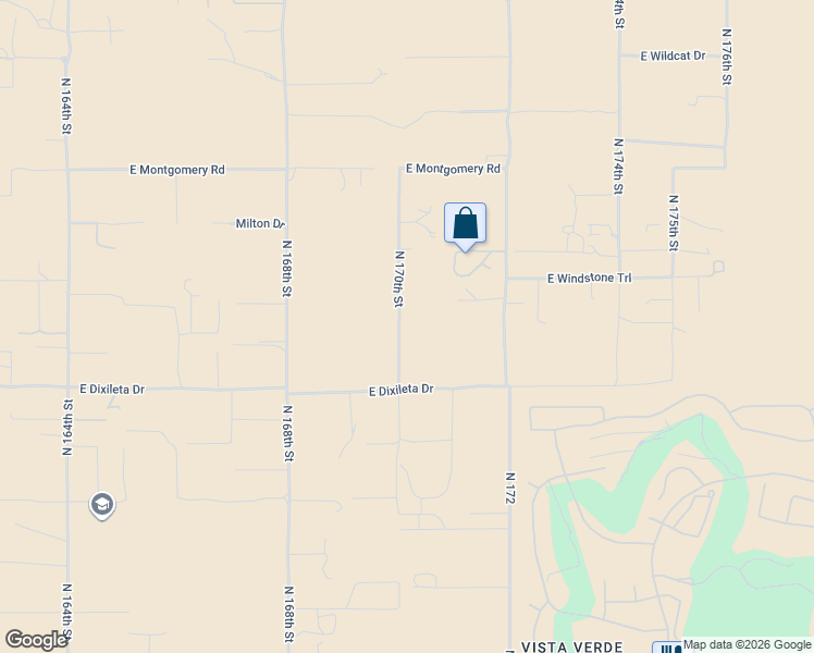 map of restaurants, bars, coffee shops, grocery stores, and more near 30012 North 170th Street in Rio Verde