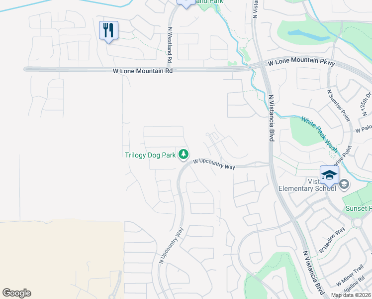 map of restaurants, bars, coffee shops, grocery stores, and more near 13235 West Milton Drive in Peoria
