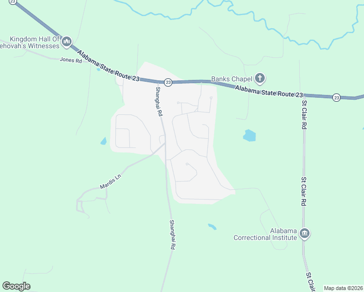 map of restaurants, bars, coffee shops, grocery stores, and more near 190 Sweetwater Way in Springville