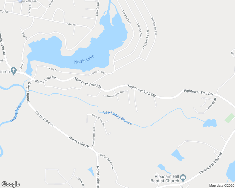 map of restaurants, bars, coffee shops, grocery stores, and more near 4970 Tower View Trail in Snellville