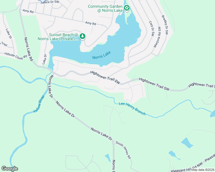 map of restaurants, bars, coffee shops, grocery stores, and more near 8555 Norris Lake Way in Snellville