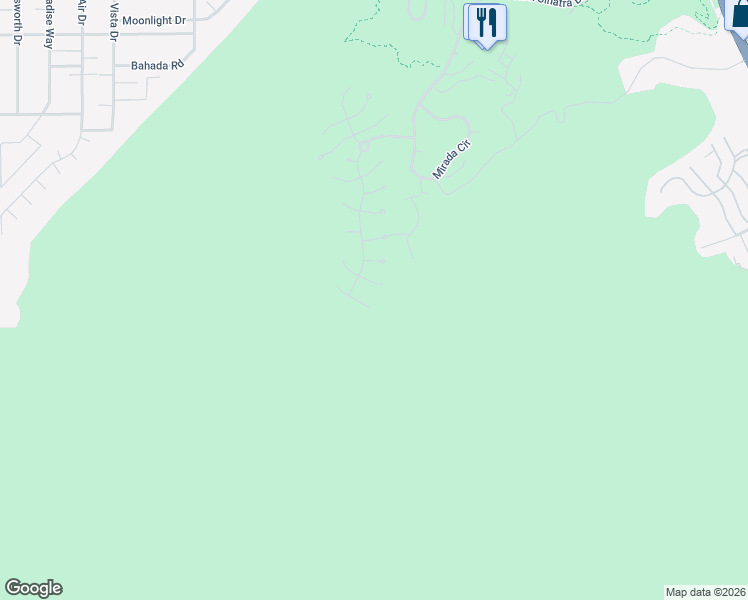 map of restaurants, bars, coffee shops, grocery stores, and more near 47 Sky Ridge Road in Rancho Mirage