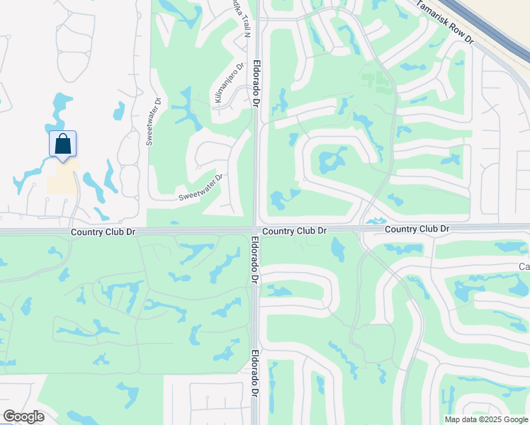 map of restaurants, bars, coffee shops, grocery stores, and more near 39856 Narcissus Way in Palm Desert