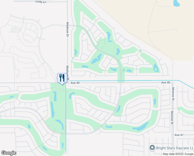 map of restaurants, bars, coffee shops, grocery stores, and more near 39910 Corte de Moda in Indio