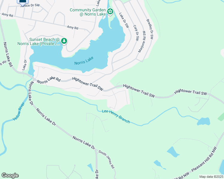 map of restaurants, bars, coffee shops, grocery stores, and more near 4920 Tower View Trail in Snellville