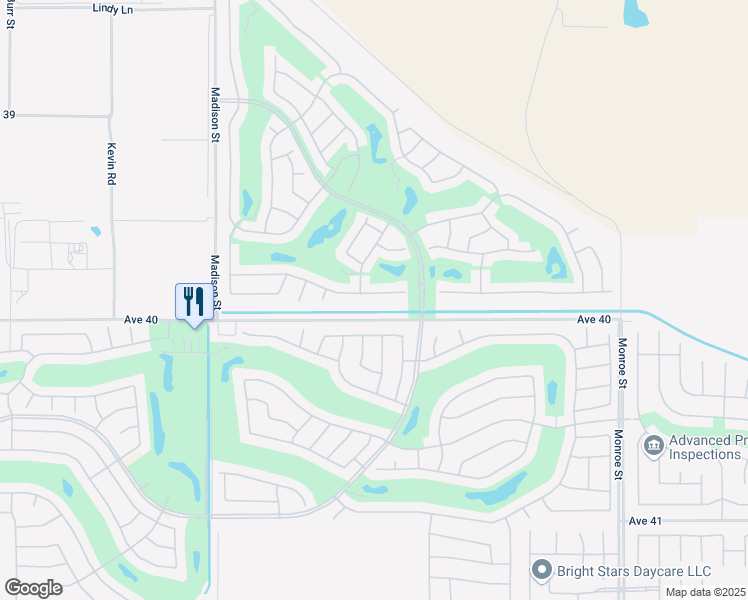 map of restaurants, bars, coffee shops, grocery stores, and more near 81377 Corte Trigo in Indio
