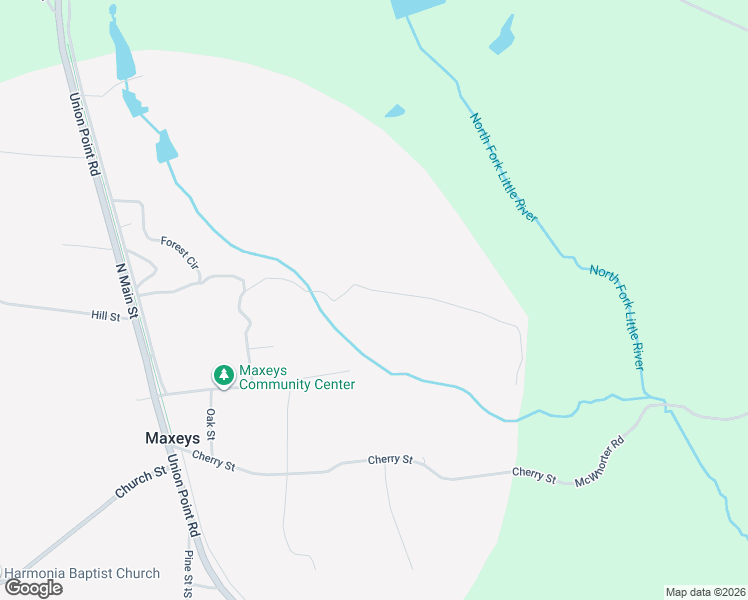 map of restaurants, bars, coffee shops, grocery stores, and more near 296 Poplar Creek Road in Stephens