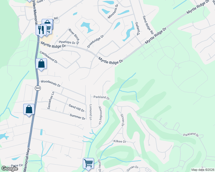 map of restaurants, bars, coffee shops, grocery stores, and more near 5032 Lindrick Court in Myrtle Beach