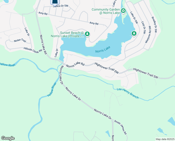map of restaurants, bars, coffee shops, grocery stores, and more near 8460 Donald Road in Snellville