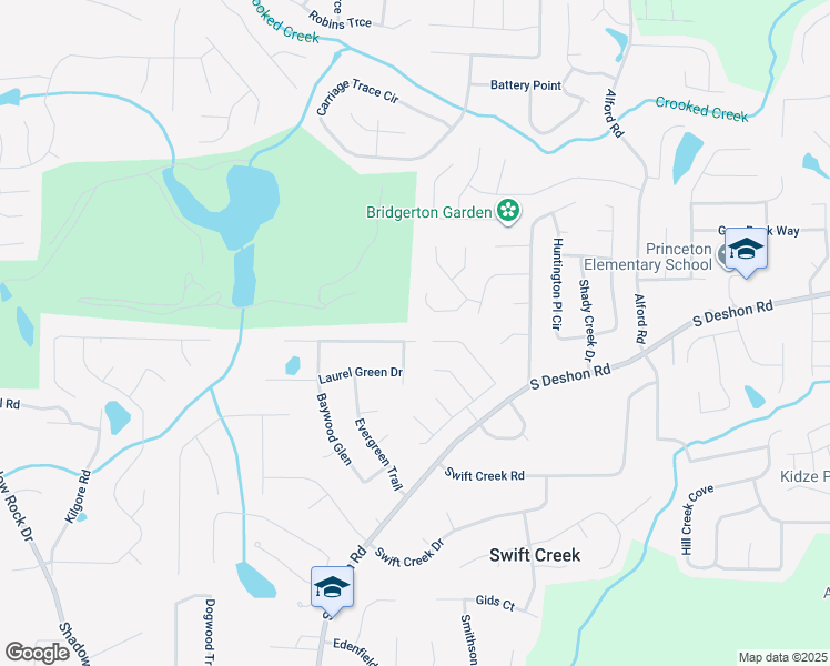 map of restaurants, bars, coffee shops, grocery stores, and more near 1110 Cherry Laurel Drive in Lithonia
