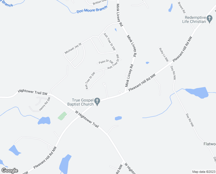 map of restaurants, bars, coffee shops, grocery stores, and more near 831 Pleasant Hill Road Northwest in Conyers