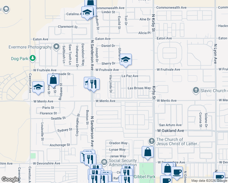map of restaurants, bars, coffee shops, grocery stores, and more near in Hemet