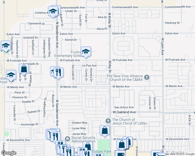 map of restaurants, bars, coffee shops, grocery stores, and more near 756 Ensenada Drive in Hemet