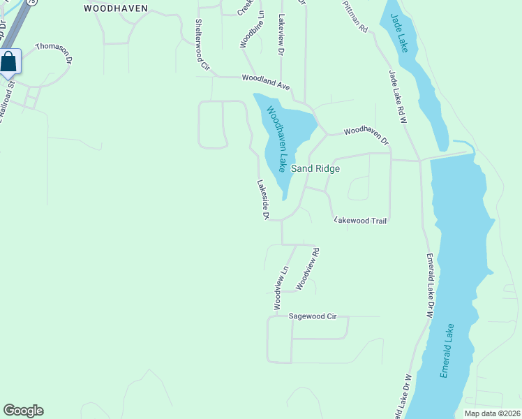 map of restaurants, bars, coffee shops, grocery stores, and more near 6099 Lakeside Drive in Pinson
