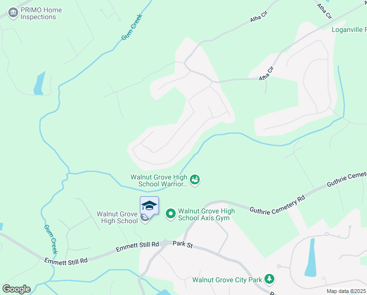 map of restaurants, bars, coffee shops, grocery stores, and more near McKinsey Ridge in Loganville