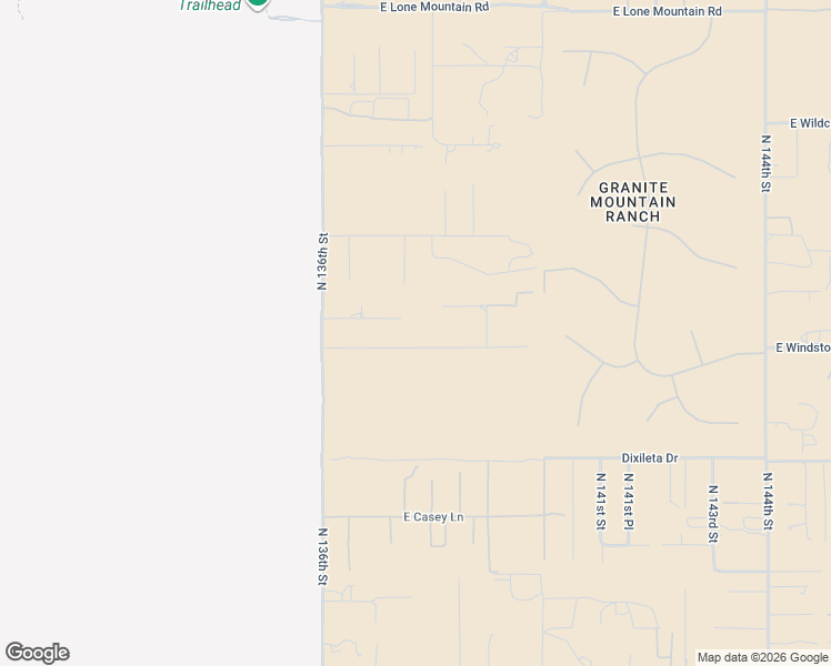 map of restaurants, bars, coffee shops, grocery stores, and more near 13806 East Windstone Trail in Scottsdale