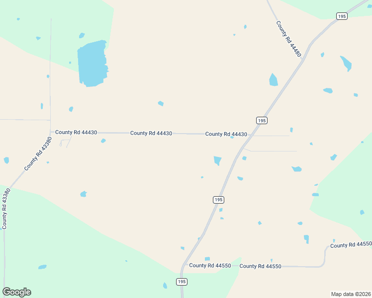 map of restaurants, bars, coffee shops, grocery stores, and more near 44430 County Road 44430 in Blossom