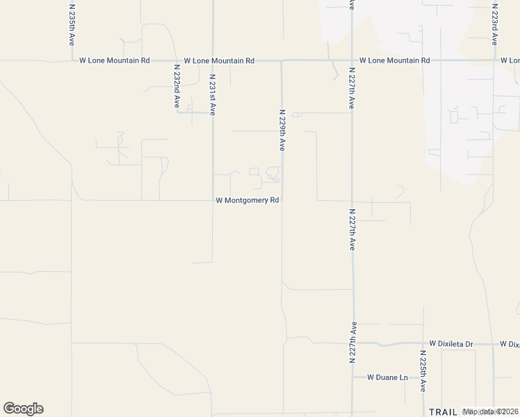 map of restaurants, bars, coffee shops, grocery stores, and more near 30610 North 229th Avenue in Wittmann