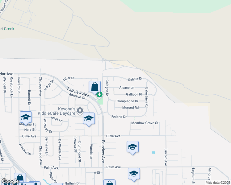 map of restaurants, bars, coffee shops, grocery stores, and more near 44100 Gallipoli Place in Hemet