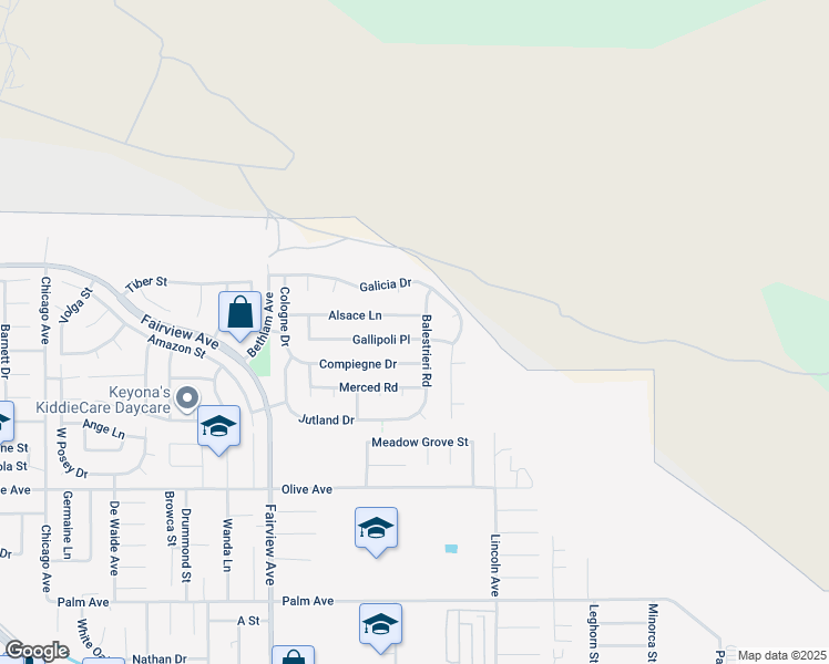 map of restaurants, bars, coffee shops, grocery stores, and more near 44344 Gallipoli Place in Hemet