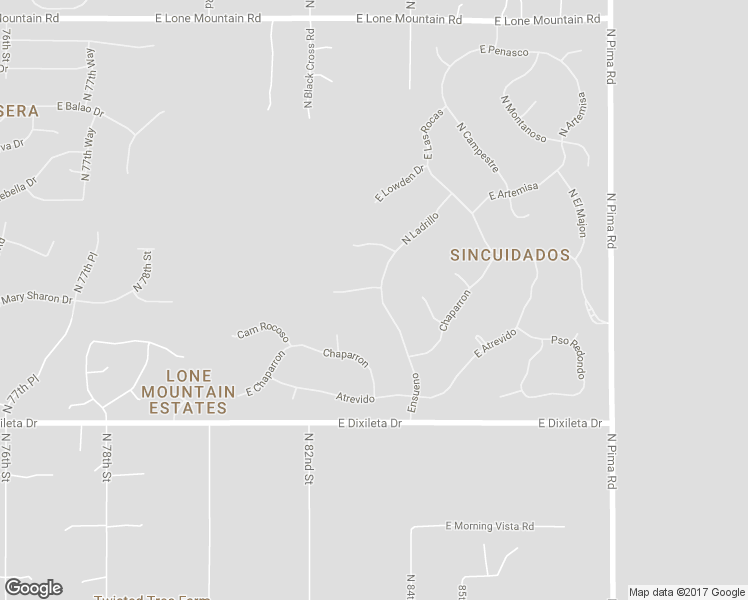 map of restaurants, bars, coffee shops, grocery stores, and more near 8300 East Dixileta Drive in Scottsdale