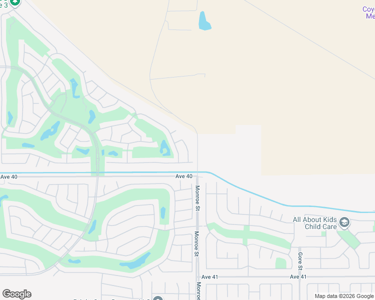 map of restaurants, bars, coffee shops, grocery stores, and more near Camino Michanito in Indio