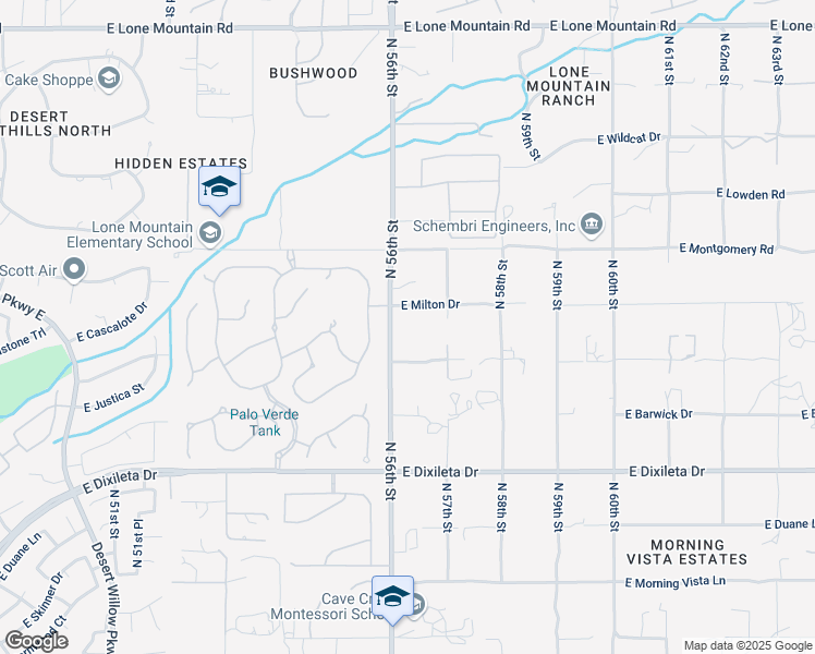 map of restaurants, bars, coffee shops, grocery stores, and more near 30305 North 56th Street in Cave Creek