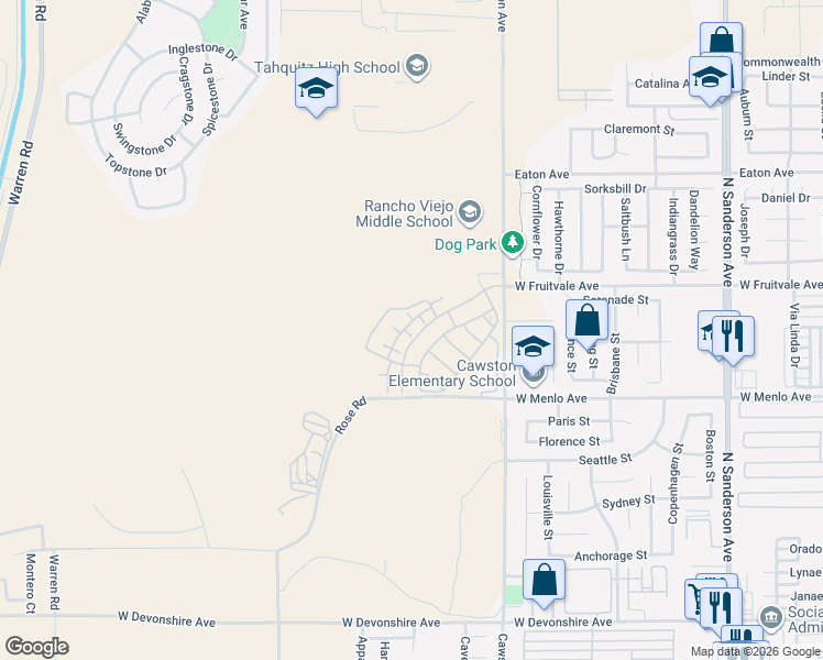 map of restaurants, bars, coffee shops, grocery stores, and more near in Hemet