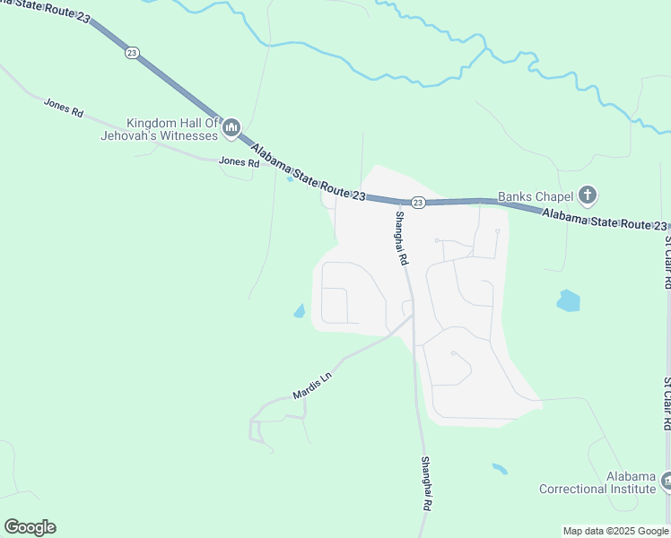 map of restaurants, bars, coffee shops, grocery stores, and more near 245 Smithfield Lane in Springville