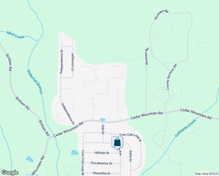 map of restaurants, bars, coffee shops, grocery stores, and more near 1620 Cedar Hill in Douglasville